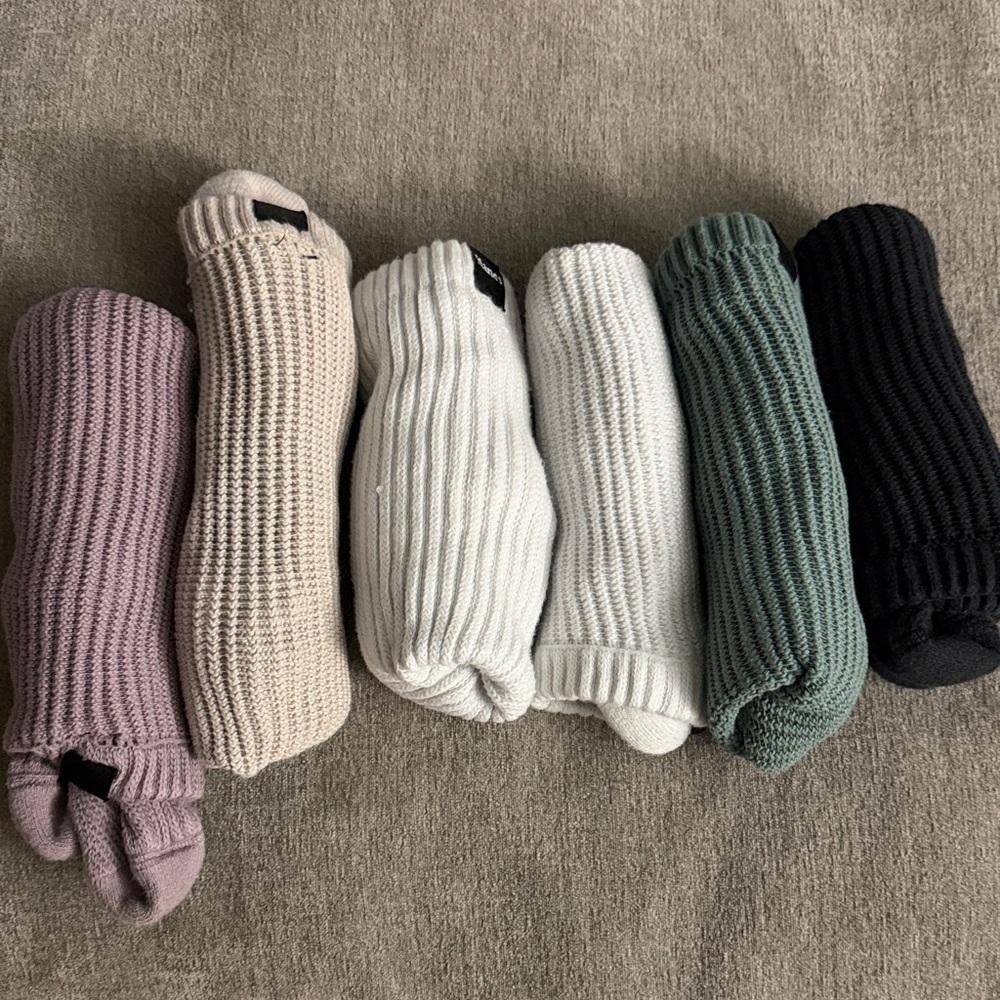 Women’s Ribbed Knit Socks - Multi-Color Pack